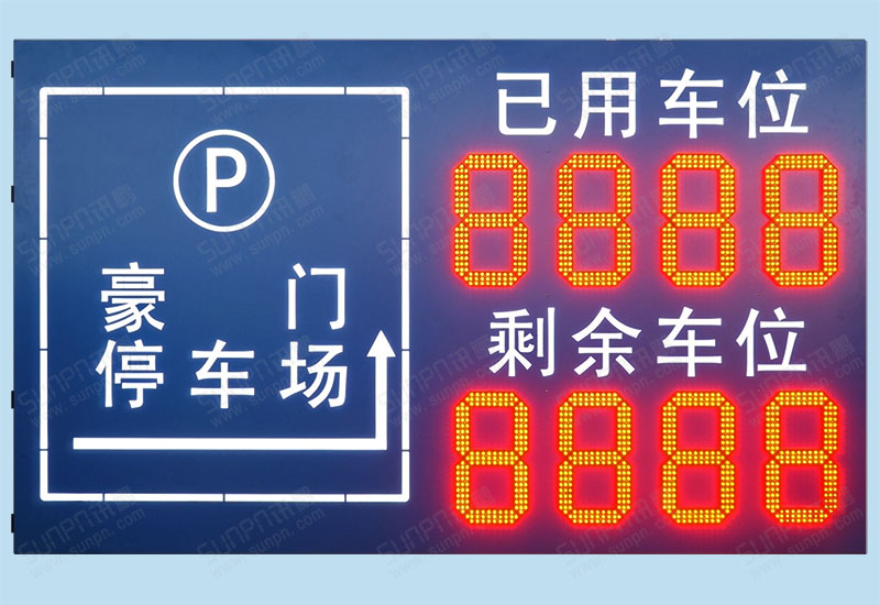 豪門停車場(chǎng)指引車位屏