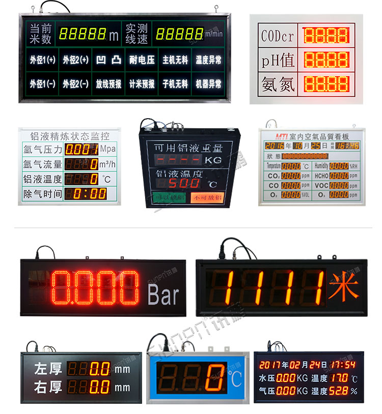 工業(yè)數(shù)據(jù)顯示屏案例參考 工業(yè)數(shù)據(jù)顯示屏案例參考