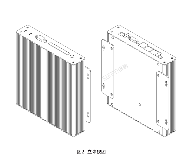 嵌入式工控小電腦產品結構圖 嵌入式工控小電腦產品結構圖