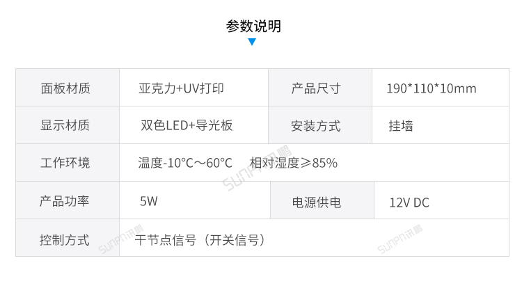 智慧廁所-廁位狀態感應參數說明
